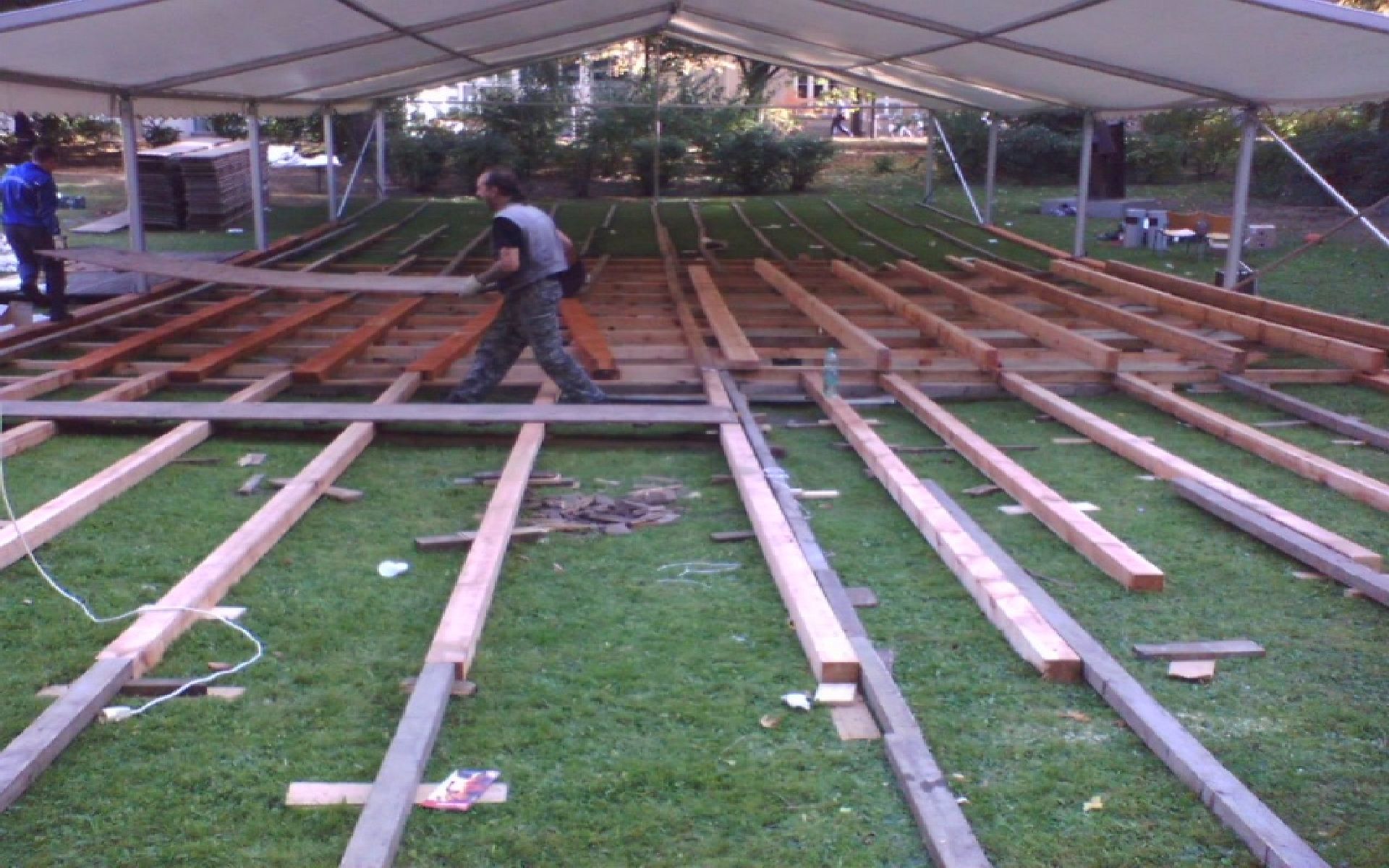 Zeltverleih2000  Holz-Zeltboden